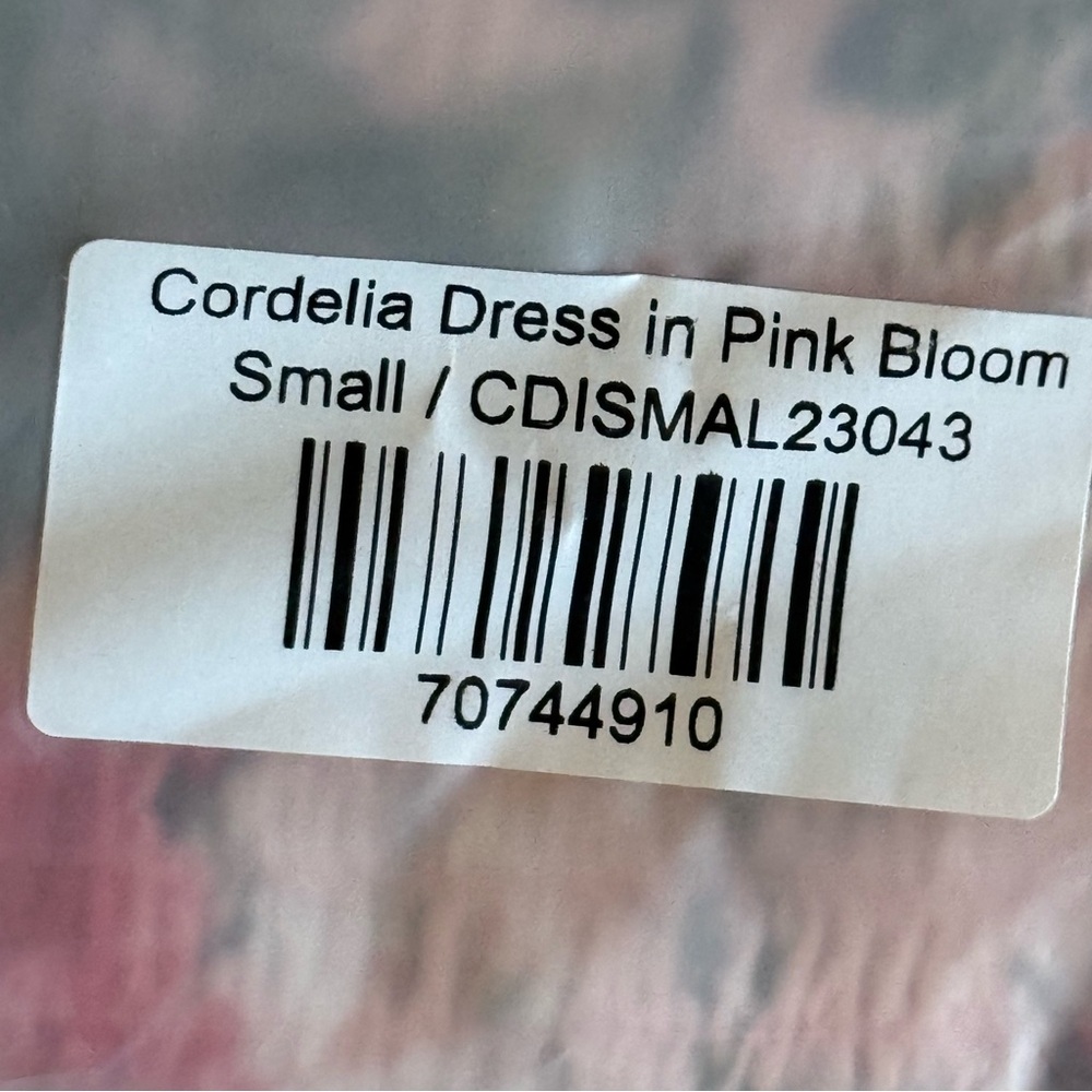 Ivy City Cordelia Dress in Pink Bloom Size Small - Picture 4 of 6